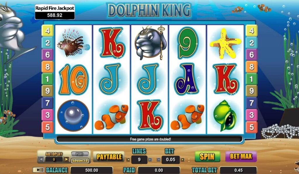 AquaWin Casino ES de juegos Dolphin King
